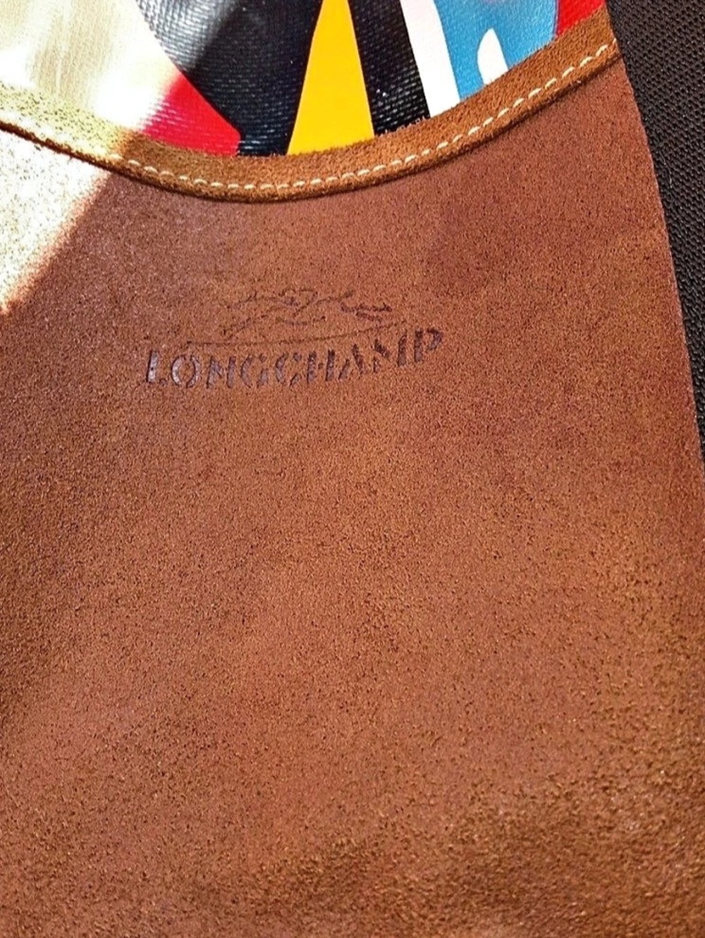 Longchamp x André Le Pliage Travel Bag Red & Black Limited Edition - Picture 12 of 13